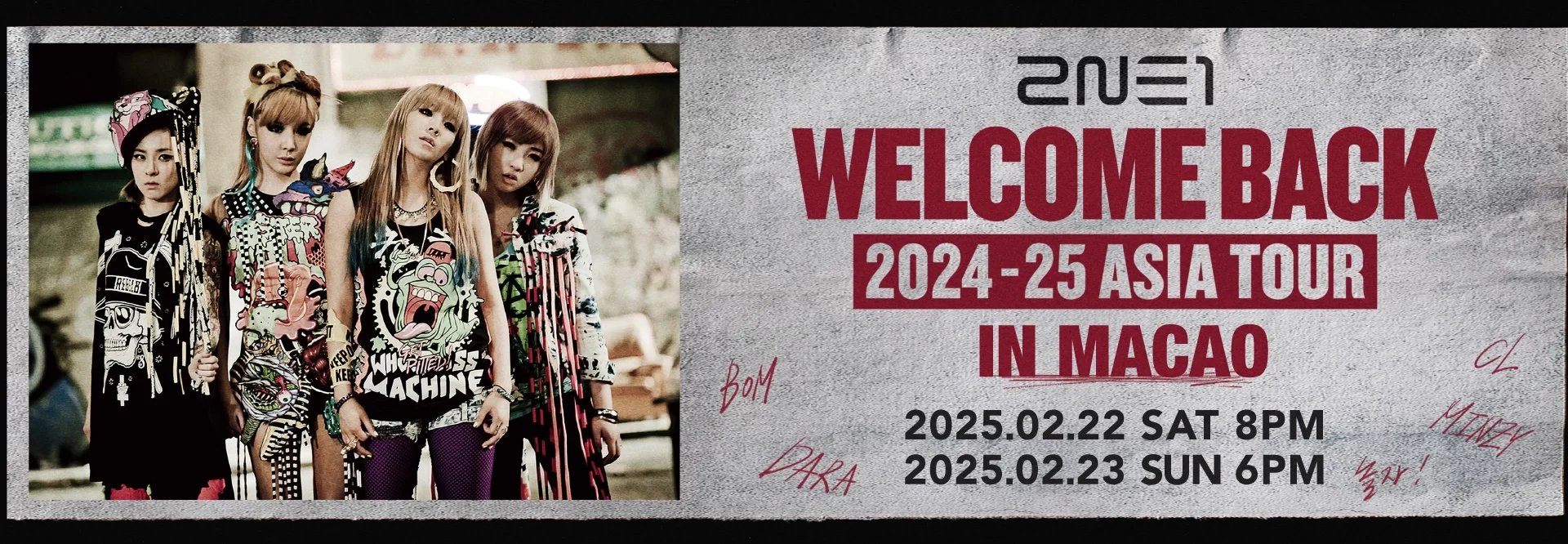 2024-25 2NE1 ASIA TOUR [WELCOME BACK] IN MACAO