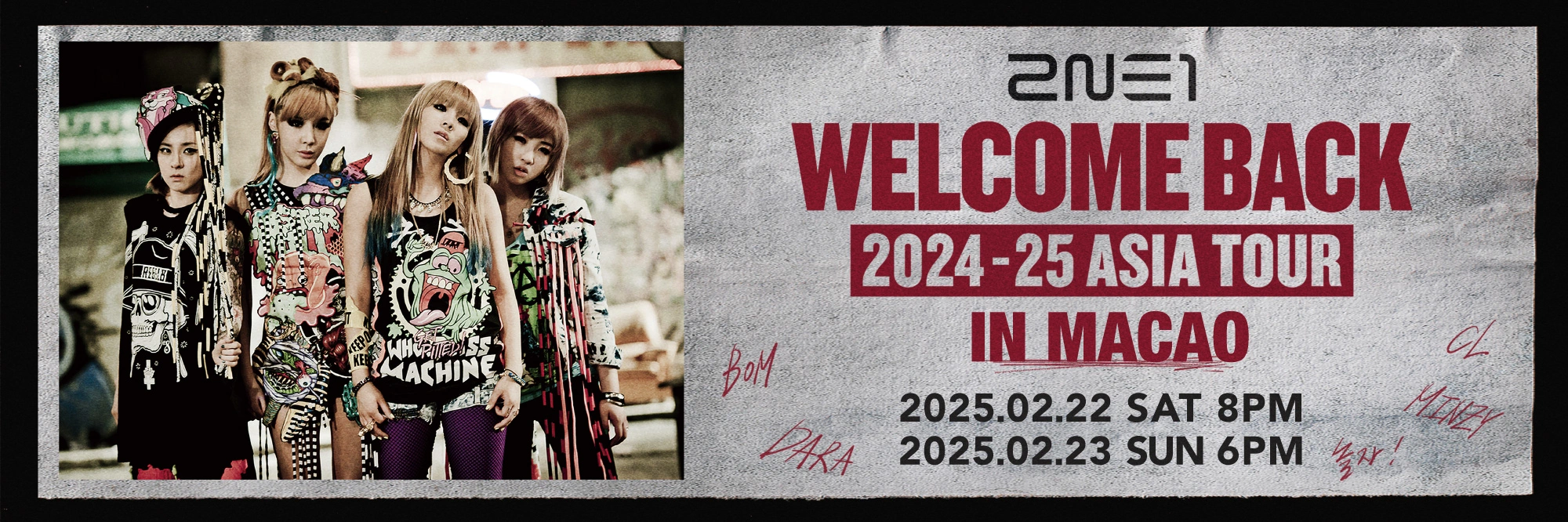 2024-25 2NE1 ASIA TOUR [WELCOME BACK] IN MACAO