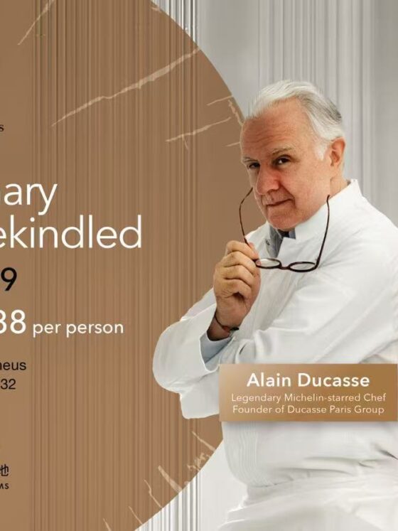 A Culinary Dialogue Rekindled: Chef Alain Ducasse x Ched Dong Zhenxiang’s